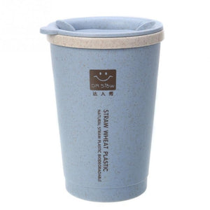 Insulation Leakproof Fiber Straw Mug